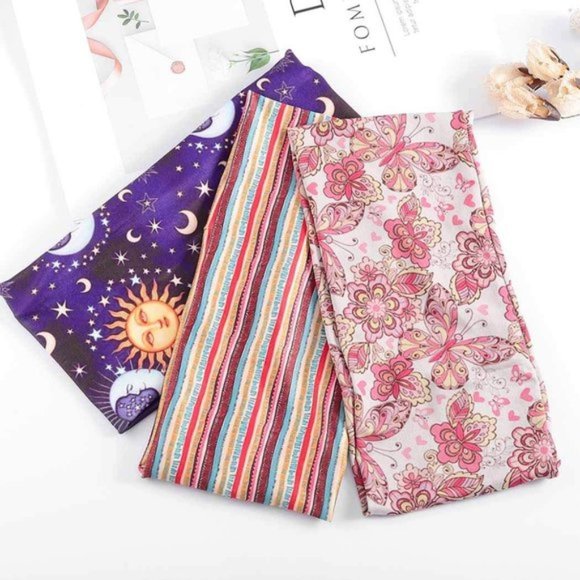 UO 3pc Boho Bandeau Wide Butterfly Floral Headwrap main image 6